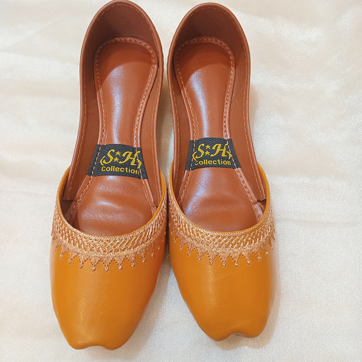 Handmade Leather Khussa | Handcrafted Embroidery | For Girls, Women, & Housewives | Ji Baji Ji | Eid, Party & Casual Functions